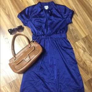 Converse One star electric blue cap sleeve dress